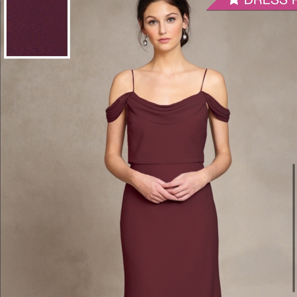 Jenny Yoo Sabine dress in Hibiscus